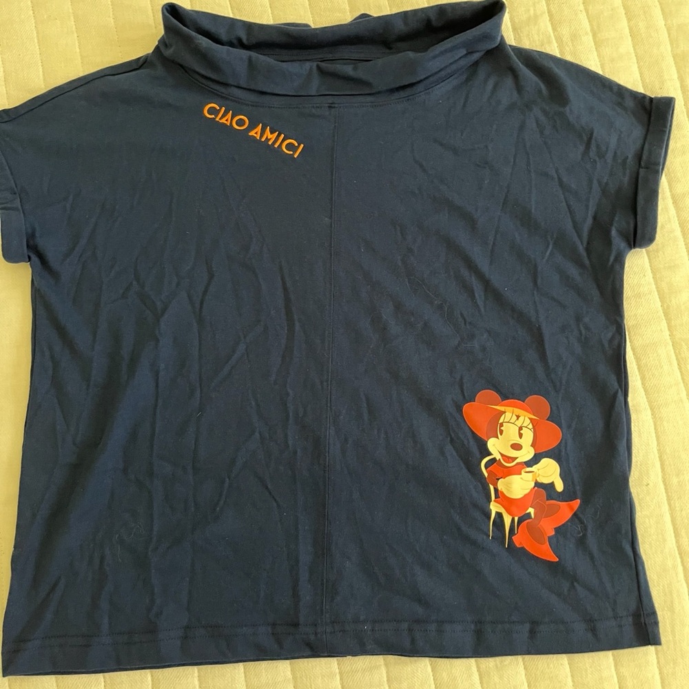 Navy Blue Minnie Mouse T-Shirt